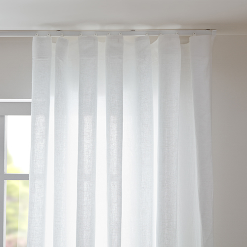 ripple fold linen curtains